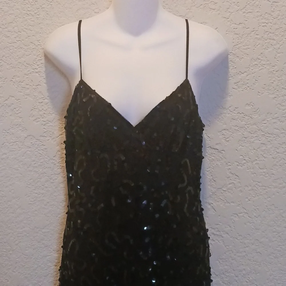 Vintage Betsy Johnson black cocktail dress - Picture 3 of 9